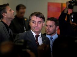 Bolsonaro asumirá su mandato el 1 de enero próximo, cuando sustituirá al actual mandatario, Michel Temer.  EFE/J. Alves