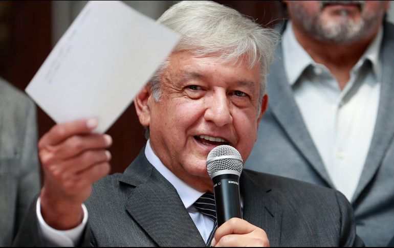 López Obrador anunció que la consulta ciudadana sobre el proyecto se realizará el 24 y 25 de noviembre. NTX/ARCHIVO