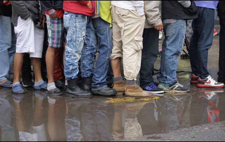 Actualmente, en la ciudad fronteriza de Nogales hay más de 60 familias esperando su turno para solicitar asilo político. NTX/G. Granados
