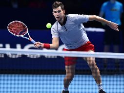 Con este resultado, Thiem se ubicó momentáneamente como segundo de su sector; en caso de ganar Federer, quedaría fuera del certamen. AFP / G. Kirk