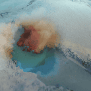 Encuentran cráter del tamaño de París bajo hielo de Groenlandia