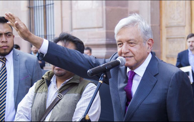 López Obrador reconoció que para esta consulta él no es imparcial, pues defenderá los proyectos que propuso. EL INFORMADOR / ARCHIVO