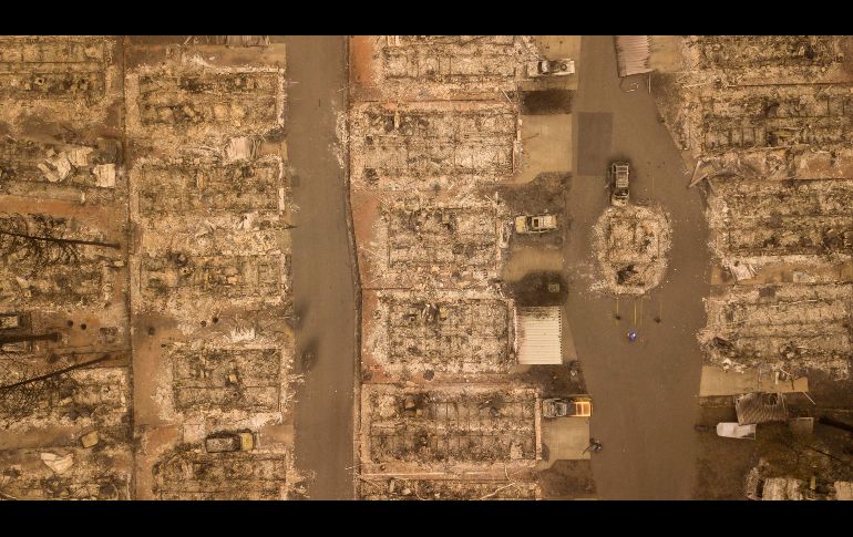 La ciudad de Paradise, California, quedó en cenizas tras el incendio 