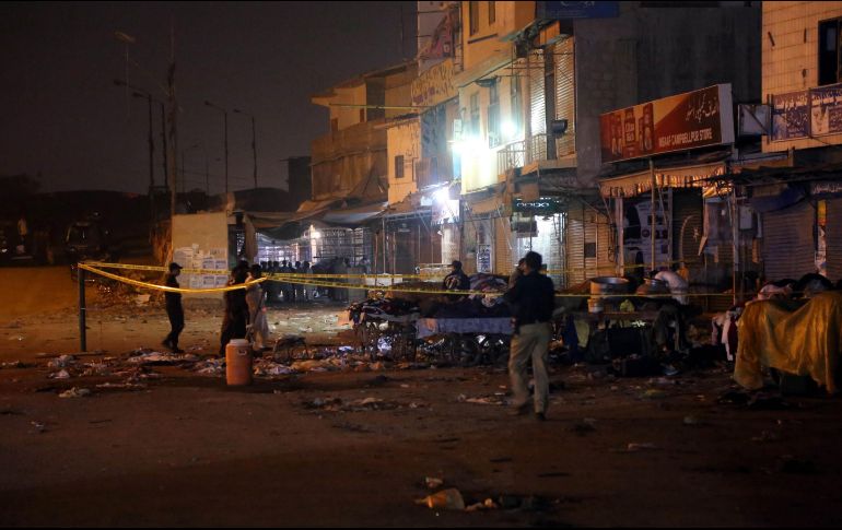 Islamistas colocaron una bomba de efecto retardado bajo una carreta. EFE/R. Khan