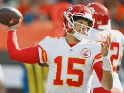 Patrick Mahomes, mariscal de campo de los Chiefs, tiene la mayor cantidad de yardas por pase esta temporada, con tres mil 150. AP/R. Schwane