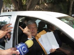 López Obrador ultima los detalles de la ceremonia, a realizarse este 1 de diciembre. NTX/G. Durán