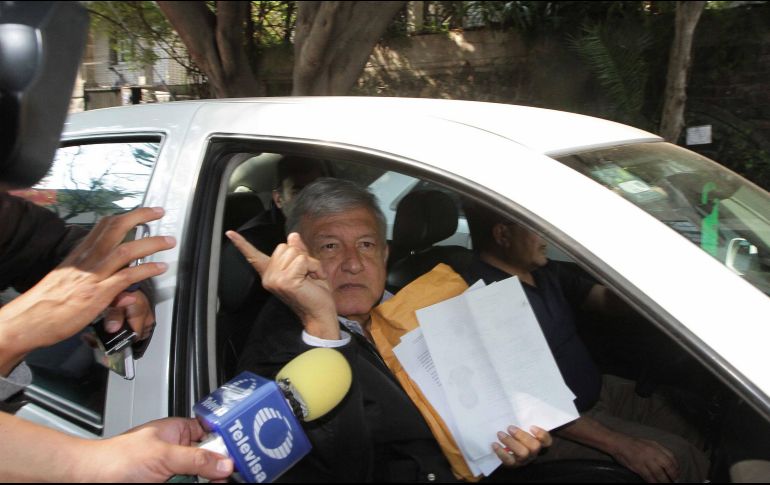 López Obrador ultima los detalles de la ceremonia, a realizarse este 1 de diciembre. NTX/G. Durán