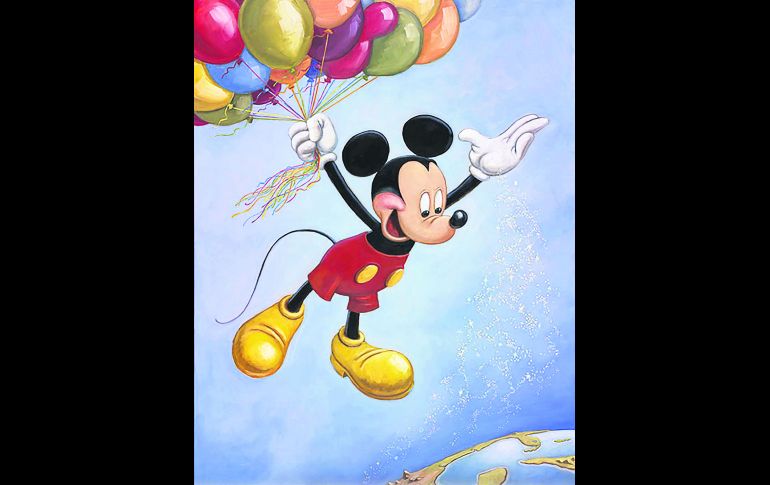 Impacto. Mickey Mouse ha llegado a influenciar a niños y adultos, desde una imagen divertida hasta el contenido de mensajes políticos y sociales durante el siglo pasado. Esta imagen se titula “Difundir la felicidad por todo el mundo”, hecha por Mark Henn.
