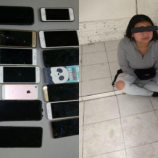 Detienen a mujer por robo de celulares en el Corona Capital
