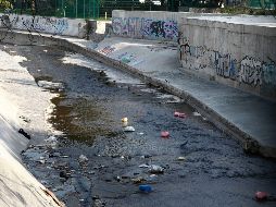 Lejos de funcionar como debería, el canal se han convertido en un basurero. EL INFORMADOR/A. Camacho