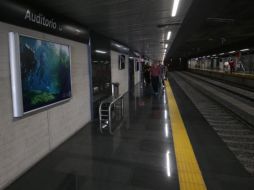 En la estación Auditorio, los pasajeros ya pueden descender, sin embargo, aún no se puede abordar en el punto. EL INFORMADOR / G. Gallo