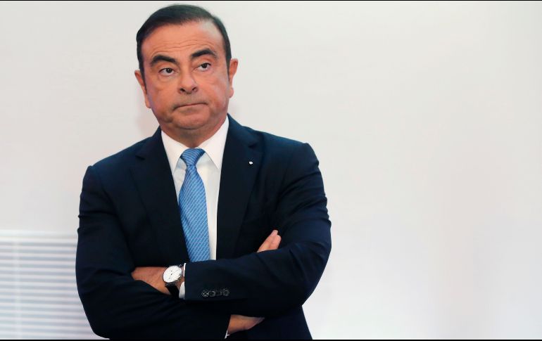 Se declararon al fisco cuatro mil 900 millones de yenes, pero Ghosn había ganado casi 10 mil millones de yenes entre 2011 y 2015. AP / ARCHIVO