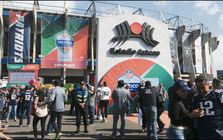 El Estadio Azteca recibirá por cuarta ocasión un juego de temporada regular de la NFL, y prometieron un terreno de juego en buenas condiciones. MEXSPORT