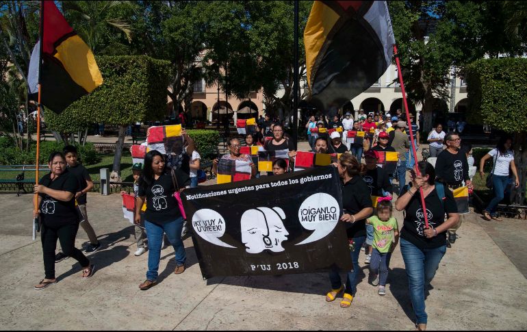 Representaciones de 44 etnias de Yucatán manifestaron su oposición a la cosntrucción del tren maya sin que se consulte a los grupos autóctonos de los Estados en donde pasará la obra. SUN