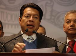 Mario Delgado rechazó las críticas en el sentido de que con la Guardia Nacional se estaría militarizando al país. SUN/J. Reyes