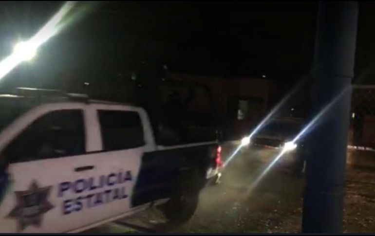 Esta noche, un fuerte operativo policial salió del Centro de Ejecución de Sanciones. TWITTER