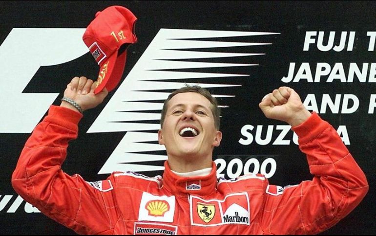 En la entrevista Schumacher afirma que su carrera más emocionante fue el GP Suzuka con Ferrari en el 2000, cuando el piloto ganó la competencia y el campeonato mundial. AFP/ARCHIVO
