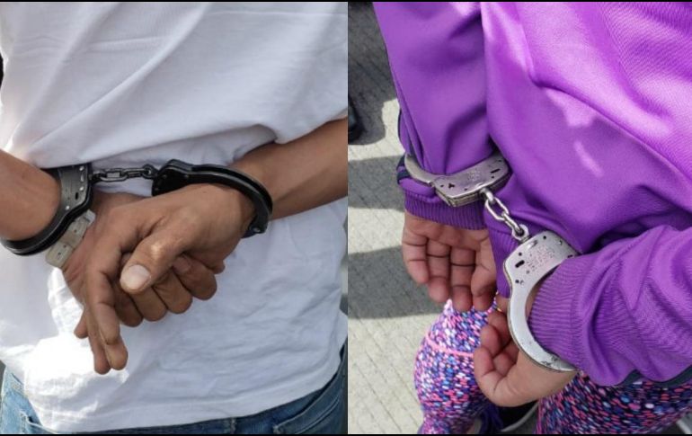 Los detenidos y lo asegurado fueron llevados ante el Ministerio Público. ESPECIAL / Policía de Guadalajara