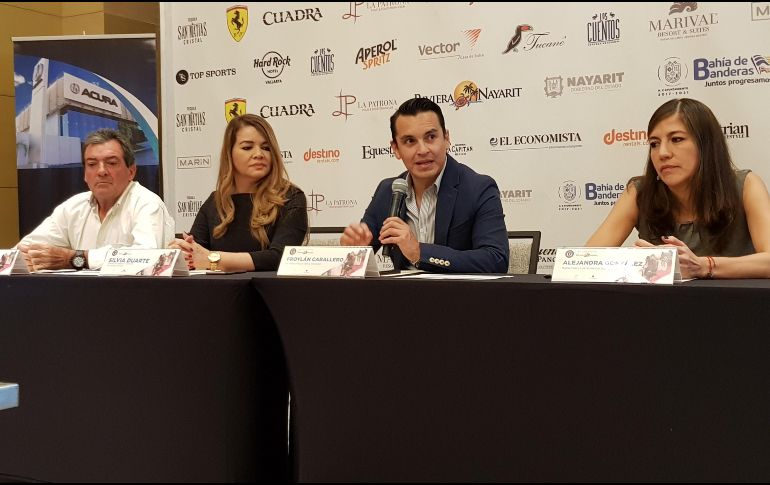 Froylán Caballero, director del México Polo Tour y Top Sport, fue quien explicó un poco de lo que se vivirá a lo largo de estos cuatro días de actividad. EL INFORMADOR / D. Reos