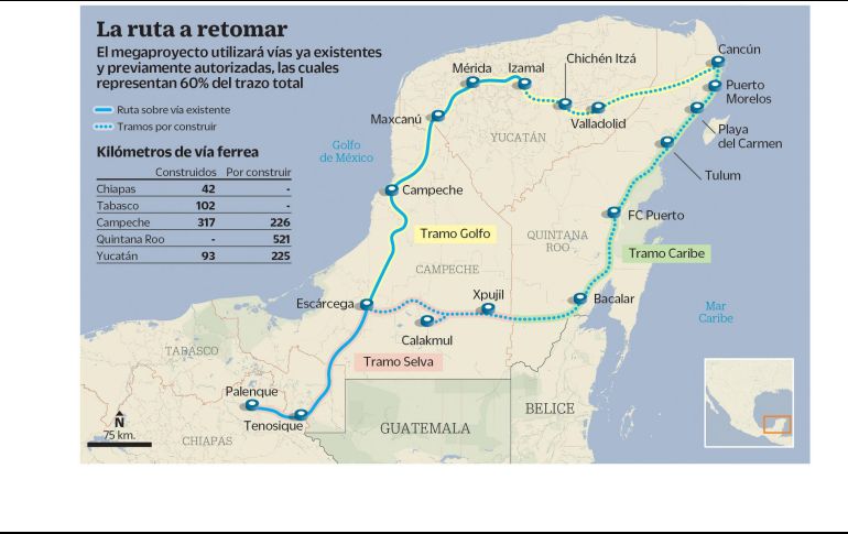 La concepción del Tren Maya y ejecución estarán orientados a maximizar los beneficios ambientales, sociales y económicos de la región. SUN/ ESPECIAL