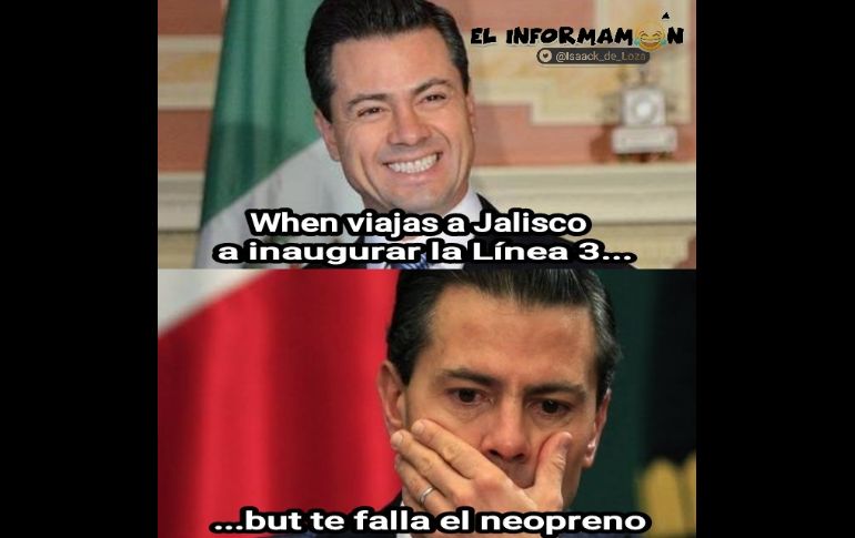 Última visita de Peña Nieto a Jalisco hace brotar los memes
