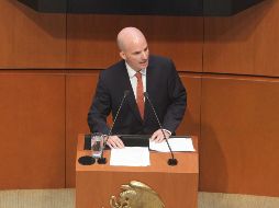 El funcionario encabezó la edición 65 de la entrega del Premio Citibanamex de Economía 2017. NTX/ARCHIVO