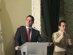 Aristóteles Sandoval en una sesión ordinaria del pleno del Cesjal, organismo que desaparece. EL INFORMADOR/F. Atilano