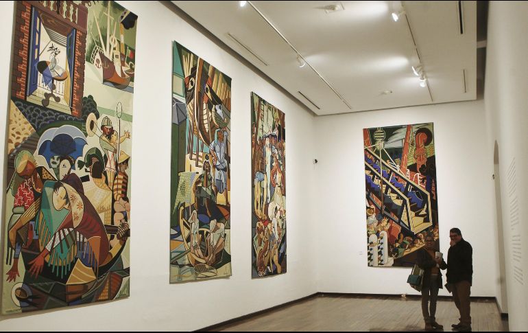 “Lo que cuentan las paredes”. La exposición cuenta con piezas originales. EL INFORMADOR / E. Barrera