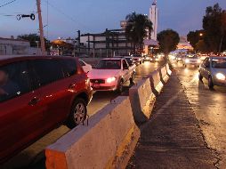 Las restricciones viales implican, en un principio, el cierre a la circulación del carril derecho de López Mateos en sentido Sur-Norte. EL INFORMADOR/Archivo