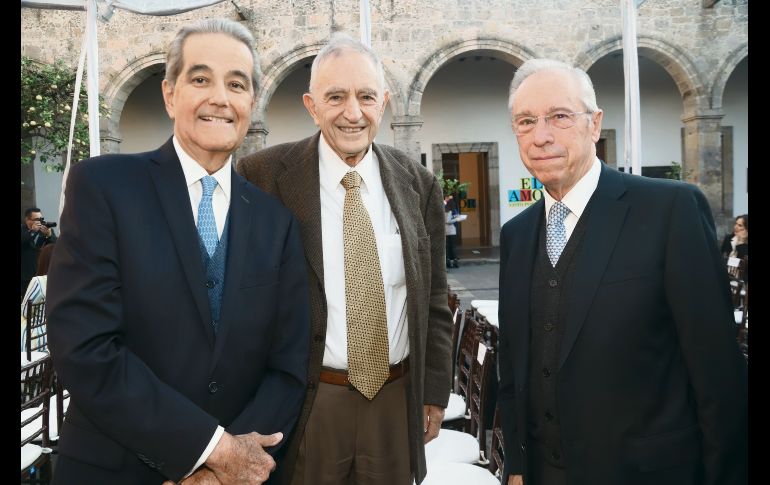 Enrique Ramos, Moisés Goldberg y Aurelio Rodríguez.