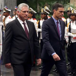 Pedro Sánchez y Miguel Díaz-Canel se reúnen en La Habana