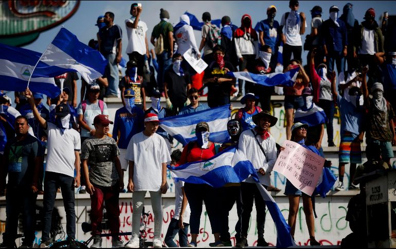 El presidente Ortega, quien reconoce 199 muertos, rechaza los señalamientos, y afirma que salió “victorioso” de un intento de “golpe de Estado”. EFE/Archivo