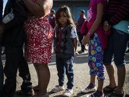 El director y fundador de Ángeles de la Frontera, Enrique Morones Careaga, llamó a la población a sumar esfuerzos en apoyo de la comunidad migrante. AFP / P. Pardo
