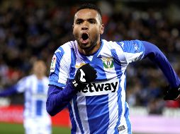 Youssef En-Nesyri anotó el único gol del partido poco antes del medio tiempo. EFE/K. Huesca