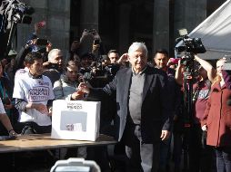 La segunda consulta ciudadana está dedicada a los programas prioritarios que se impulsarán en el gobierno del tabasqueño. NTX / G. Durán