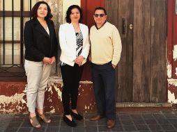 Especialistas. Landy Sánchez, Laura Flamand y Cristian Solórzano, del Colegio de México.