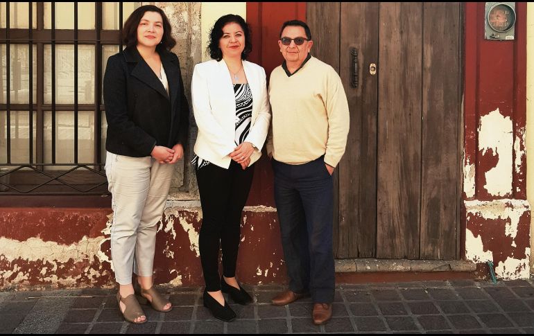 Especialistas. Landy Sánchez, Laura Flamand y Cristian Solórzano, del Colegio de México.