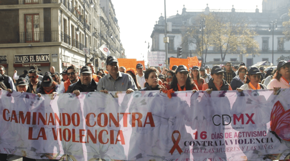 El Gobierno de la Ciudad de México inició las actividades que se realizarán durante los 16 Días de Activismo en Contra de la Violencia Hacia mujeres y niñas. TWITTER / @amievajoserra