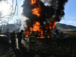 Se decidió emitir la alerta como medida preventiva en un radio de 2 kilómetros a la redonda. ESPECIAL / Protección Civil Jalisco
