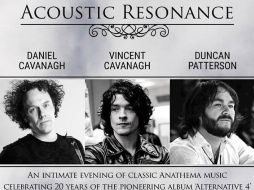 Daniel y Vincent Cavanagh se presentan junto Duncan Patterson luego de más de 20 separados. Especial.