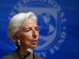Lagarde reconoció que México mantiene actualmente sólidas políticas económicas que apoyan su estabilidad. AFP/K. Nogi