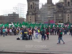 Todas las movilizaciones se prevé que se reúnan en el Zócalo pasado el mediodía. TWITTER / @OVIALCDMX