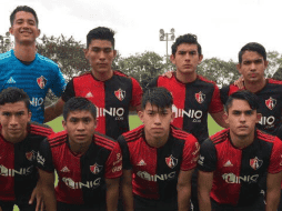 Los rojinegros del Atlas en su categoría Sub-17 sacaron la casta por la institución. TWITTER / @atlasfc