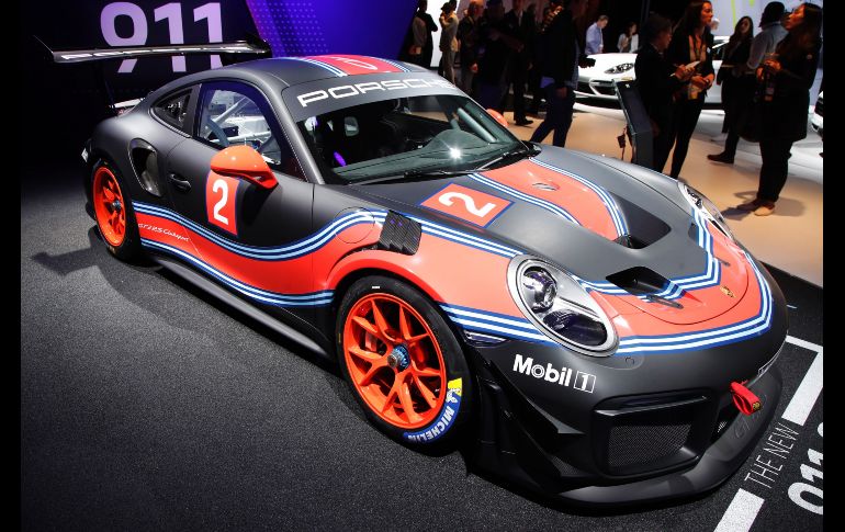 El Porsche GT2 RS Clubsport. La exposición comenzó ayer en el Centro de Convenciones de la ciudad californiana.