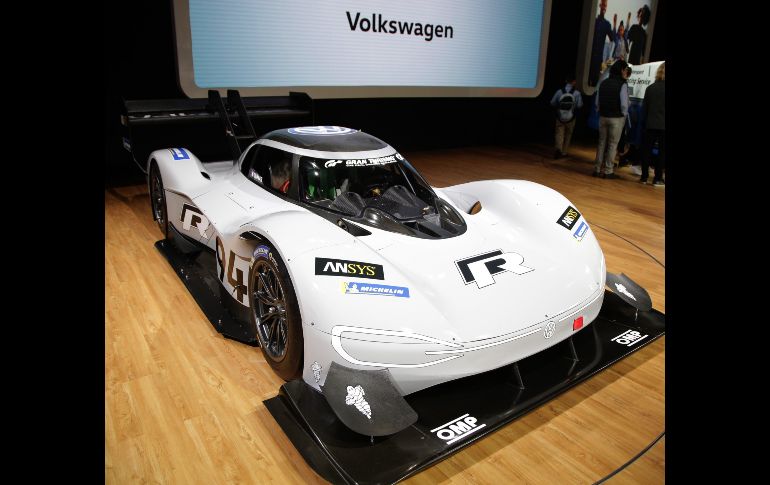 El vehículo de carreras eléctrico Volkswagon IDR.