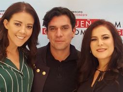 Fernanda Castillo, Jorge Salinas y Arleth Terán. EL INFORMADOR/E. Esparza