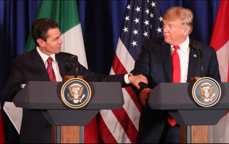 Donald Trump expresa a Enrique Peña Nieto 