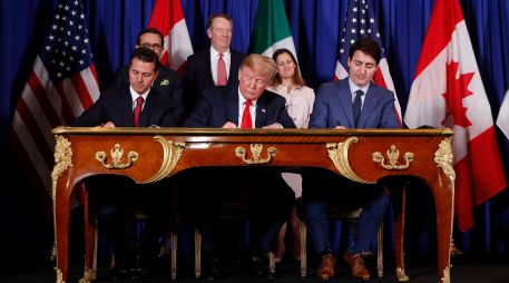 El nuevo acuerdo no contempla los aranceles al acero y el aluminio impuestos por Estados Unidos a nivel mundial a principios de año, y a México y Canadá desde mayo. AP / P. Martínez