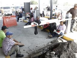 Aunque los ejidatarios amagaron con frenar las obras en la terminal tapatía, todo transcurre en calma y hasta el momento no ha habido ningún acto al respecto. EL INFORMADOR / A. Camacho