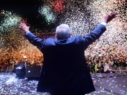 López Obrador aseguró que su llegada a la presidencia es un homenaje a su pueblo y a Tabasco. AFP/P. Pardo